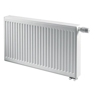 Радиатор стальной панельный Gekon Ventil Compact 22-500-1400, подкл нижнее правое, RAL 9016 глянцевый