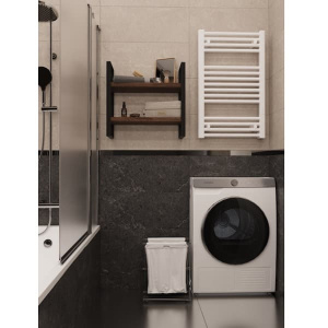 Полотенцесушитель бытовой электрический D-BEND DB-120-60-W, RAL 9016 мощность 330 Вт, Rifar