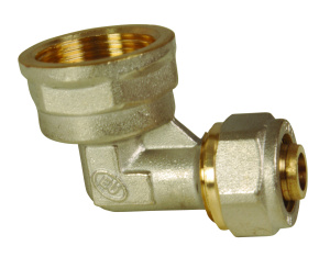 Угольник обжимной с переходом на внутреннюю резьбу 26х1" (Арт.:EU.MY6505 26x1)