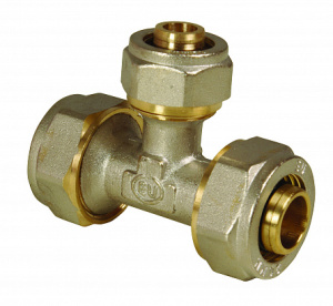 Тройник обжимной 26х20х26 (Арт.:EU.MY6509 26x20x26)