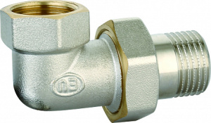 Сгон угловой с накидной гайкой 3/4", ВР-НР Kromwell