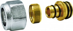 Соединитель обжимной коллекторный для металлополимерной трубы O16x2 - 1/2" EU.ST3273035 16х2х12 (Арт.:EU.ST3273035 16х2х12)