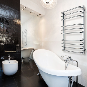 Полотенцесушитель EcoForte 480х900 мм, полированная нержавеющая сталь Grota