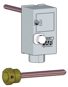 Термостат погружной 1/2", L=100 мм, +100 °С, с ручным сбросом FAR