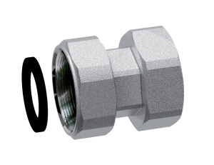 Переходник с накид. гайкой 1”(ВР) – 3/4(ВР), с EPDM