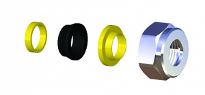 Концовка для медных труб, 15 мм, 3/4"EU FAR