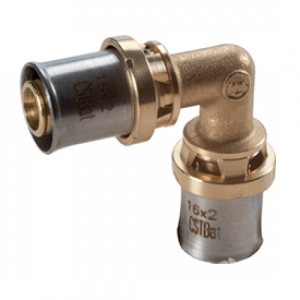 Угольник 90° "мультипресс" для труб GIACOTHERM, GIACOFLEX, 32x3