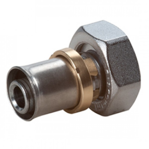 Фитинг-переходник с накидной гайкой 16x(16x2) для труб GIACOTHERM, GIACOFLEX