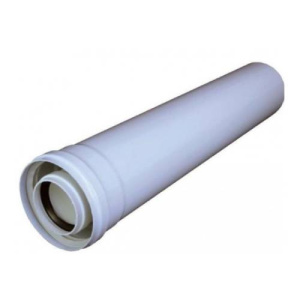 Удлинитель конденсационный ф60/100 мм, L=500 мм, PP-R/Оц.Ст. Gekon