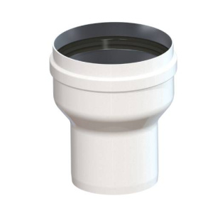 Адаптер переход, ф60-80 мм, L=100 мм, алюминий Gekon