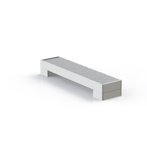 Конвектор напольный Gekon 08х100х23 RAL9016