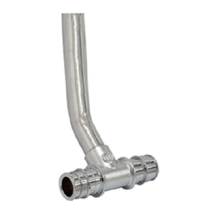 Тройник с хромированной трубкой для системы GX 16x15 (L-200 мм)x16