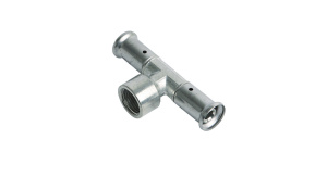 Тройник ВР, латунь пресс, 20х3/4"х20 Henco