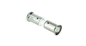 Муфта ПВДФ пресс, 26х26, цвет белый Henco