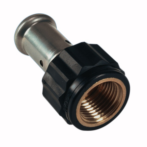 Муфта ВР, ПВДФ пресс, 20х1/2" Henco