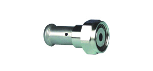 Муфта никелированная для евроконуса, латунь пресс, 20х3/4" ЕК Henco