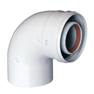 Отвод полипропиленовый 87°, диам. 80 мм Baxi