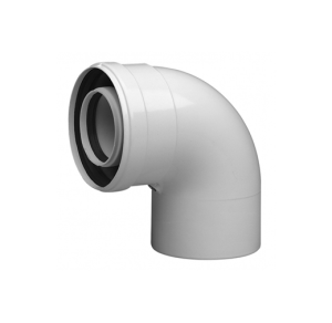 Коаксиальный отвод полипропиленовый 87°, диам. 110/160 мм Baxi