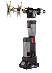 Пресс-инструмент аккум. для расширения и монтажа аксиальных фитингов, в компл.: кейс-1шт;АКБ 18V,4,0Ah, Li-ion-2 шт;ЗУ - 1 шт; головки-4шт.(16/20/25/32)