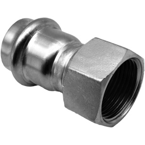 Пресс-фитинг из нержавеющей стали, с внутренней резьбой, 18х3/4" Kromwell