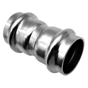 Пресс-муфта из нержавеющей стали, равнопроходная, 35х35 Kromwell