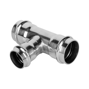 Пресс-тройник из нержавеющей стали переходной 42х35х42