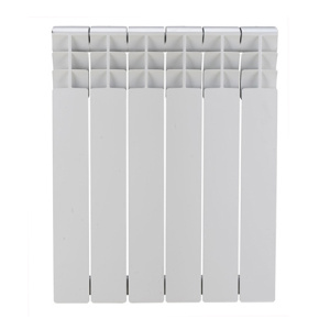 Радиатор биметаллический Neo Bm 500 8 секций, боковое подключение, RAL 9016, Kromwell