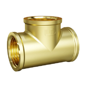 Тройник DN15, 1/2", ВР-ВР-ВР, латунь LD