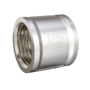 Муфта DN15 (1/2") ВР латунь никель