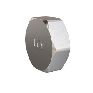 Заглушка DN25 (1") ВР латунь никель