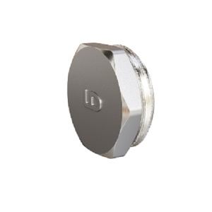 Пробка DN15 (1/2") НР латунь никель