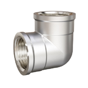 Угол 90 гр DN25 (1") ВР/ВР латунь никель