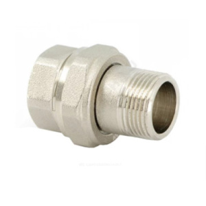 Сгон разъемный (американка) DN32 (1 1/4") ВР/НР латунь никель