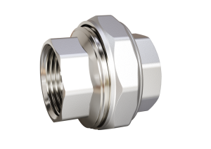 Муфта разъемная (американка), DN25 (1"), ВР/ВР, латунь, никель LD