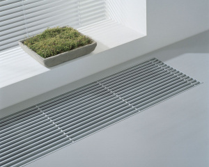 Конвектор медно-алюминиевый внутрипольный Mini Canal с решеткой RNA H09 L110 T34 JagaRus