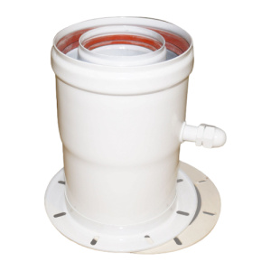 Начальный вертикальный коаксиальный адаптер с конденсатоотводчиком для котлов ECO Classic / ECO Nov