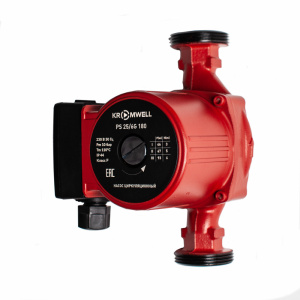 Насос циркуляционный для системы отопления PS 25/6G 180 гайки в комплекте Kromwell