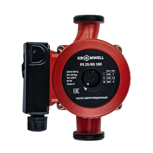 Насос циркуляционный для системы отопления PS 25/8G 180 гайки в комплекте Kromwell