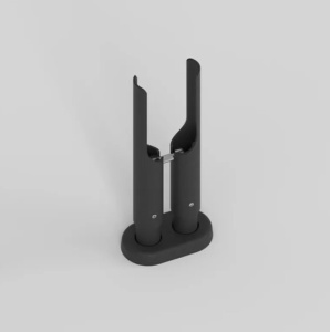 Кронштейн напольный регулируемый для 2-колончатых радиаторов TUBOG цвет Антрацит