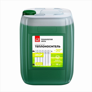 Теплоноситель ТЕХНОЛОГИЯ УЮТА ЭКО -30°С (пропиленгликоль), 10 кг.