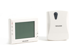 Термостат комнатный беспроводной программ. Teplocom TS-Prog-2AA/3A-RF, (код 915)