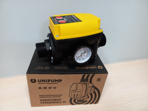 Блок управления насосом Турбипресс М2, 1,5 кВт, настраив. Pmin и Pmax, защита по с/х и перезапуск UNIPUMP