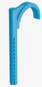 TECK ОДНОСТОРОННИЙ КРЮК 8СМ (ДЛЯ ТРУБ <=32ММ) '50И