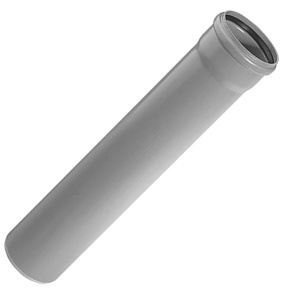 ТРУБА КАНАЛИЗАЦИОННАЯ РАСТРУБНАЯ Д.50ММ 2М ПП СЕРАЯ '6C