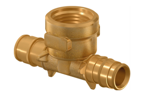 Тройник латунный для труб PE-Xa 25-Rp1/2"ВР-25, тип 1 '25И