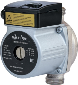 Насос циркуляционный NOZ 15/6 EM S3 Brass