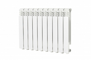 Радиатор алюминиевый AL 500 6 секций, боковое подключение, RAL 9016, Atlant