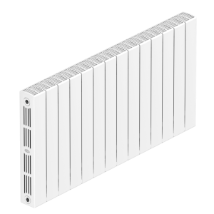 Радиатор биметалл Rifar SUPReMO 500 5 секций, подкл боковое, RAL 9016 глянцевый
